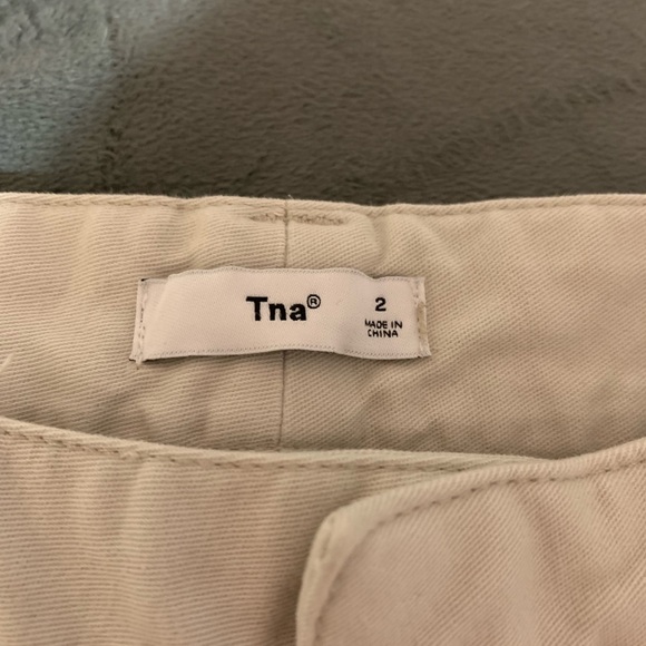 TNA size 2 cream coloured cuffed jogger - Picture 4 of 5